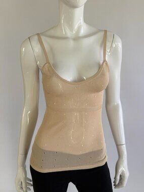 Versus Versace Vintage Pointelle Knit Cami Top